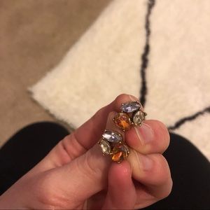 J. Crew multi-color jewel studs